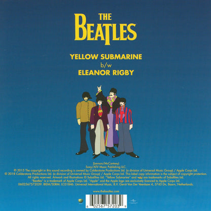 The Beatles - Yellow Submarine - 7" - Color