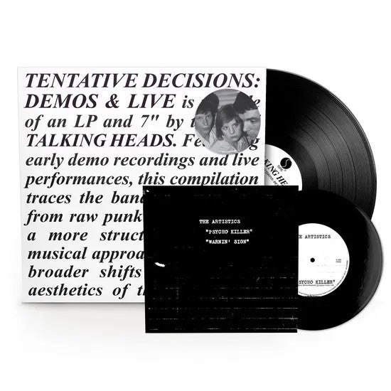Talking Heads - Tentative Decisions: Demos & Live LP + - 7"