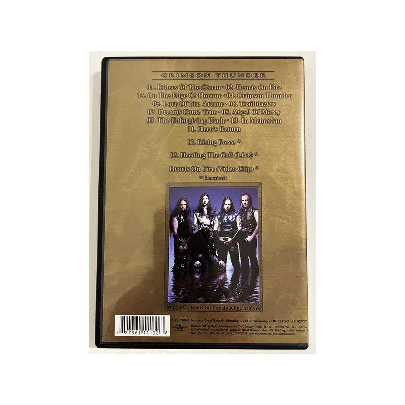 Hammerfall - Crimson Thunder - DVD