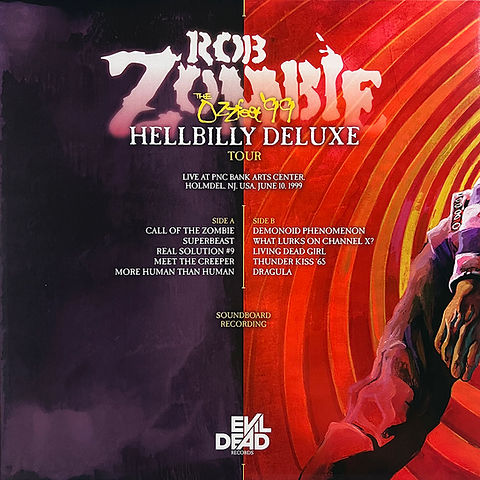 ROB ZOMBIE LP The Ozzfest '99 (Splatter Coloured Vinyl) 106 Numbered Copies