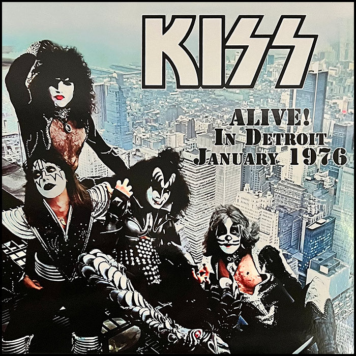 KISS 2xLP Alive! In Detroit, January 1976 (Red Coloured Vinyls)