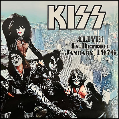 KISS 2xLP Alive! In Detroit, January 1976 (Red Coloured Vinyls)
