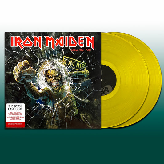 IRON MAIDEN 2xLP Killer USA Tour (Yellow Translucid Coloured Vinyls)
