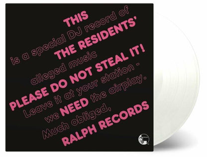 THE RESIDENTS LP Please Do Not Steal It! (Crystal Clear Coloured Vinyl)