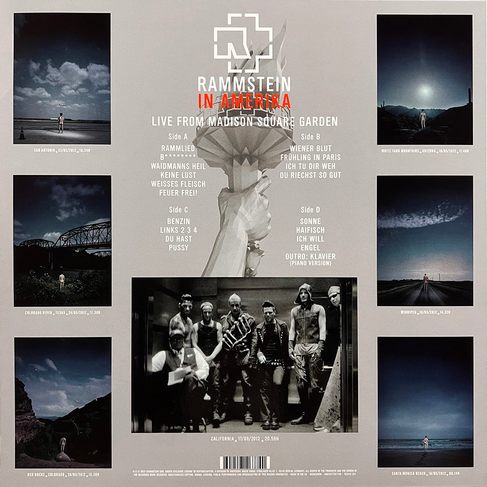 RAMMSTEIN 2xLP In Amerika (White Coloured Vinyls)