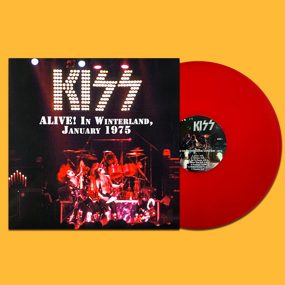 KISS LP Alive! In Winterland, January 1975 (Red Coloured Vinyl)