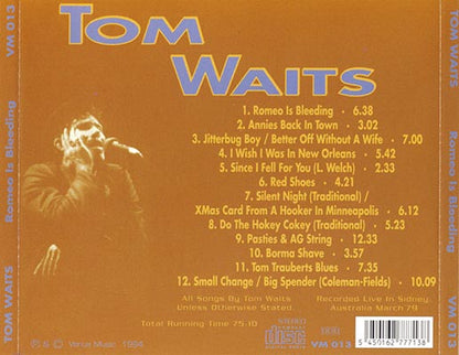 TOM WAITS CD Romeo Is Bleeding