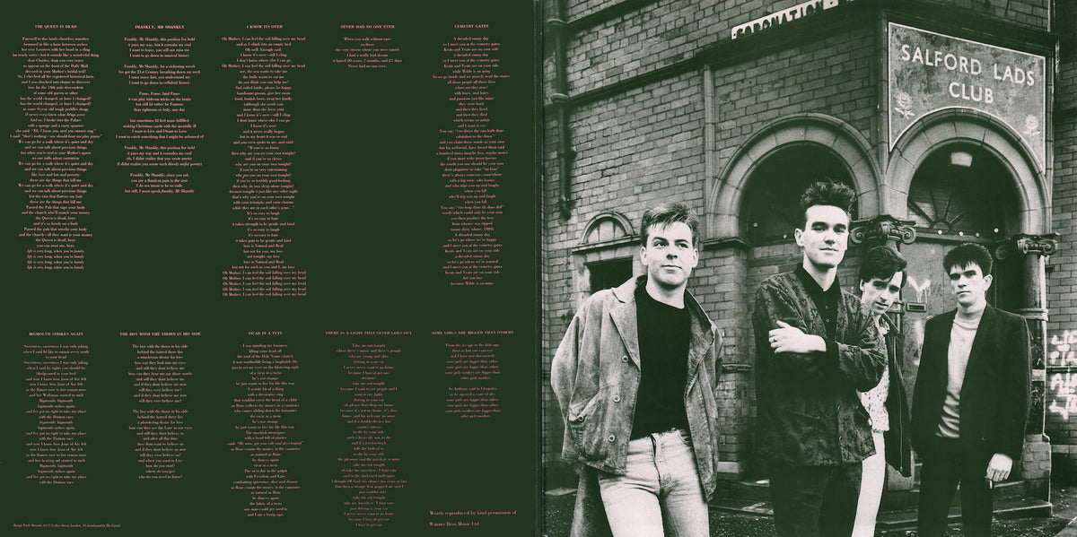 THE SMITHS LP The Queen Is Dead (180 Gram Heavyweight Vinyl) Gatefold Cover