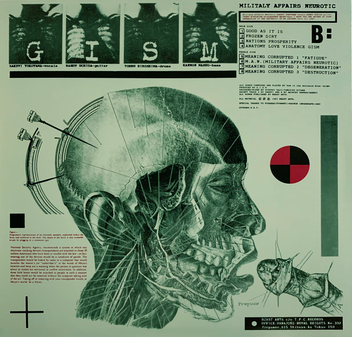 G.I.S.M. LP Militaly Affairs Neurotic (Japanese Hardcore)
