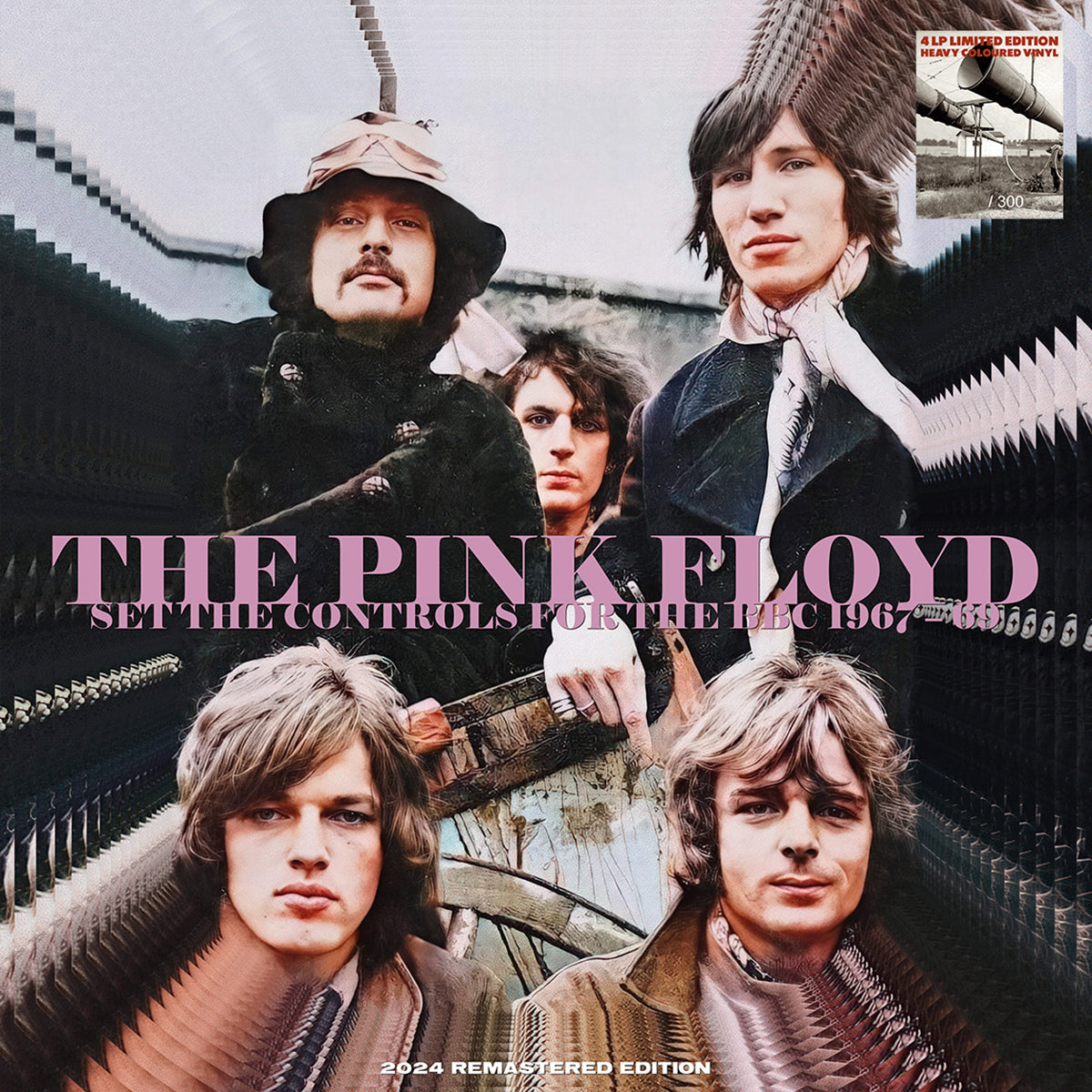 PINK FLOYD 4xLP BOX SET Set the controls for the BBC 1967-69 (Coloured Vinyls)