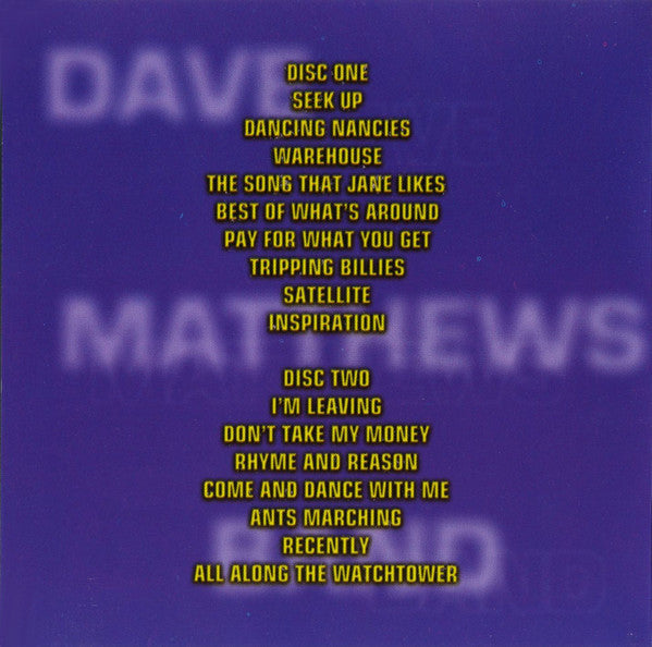 DAVE MATTHEWS BAND 2xCD All That Glitters