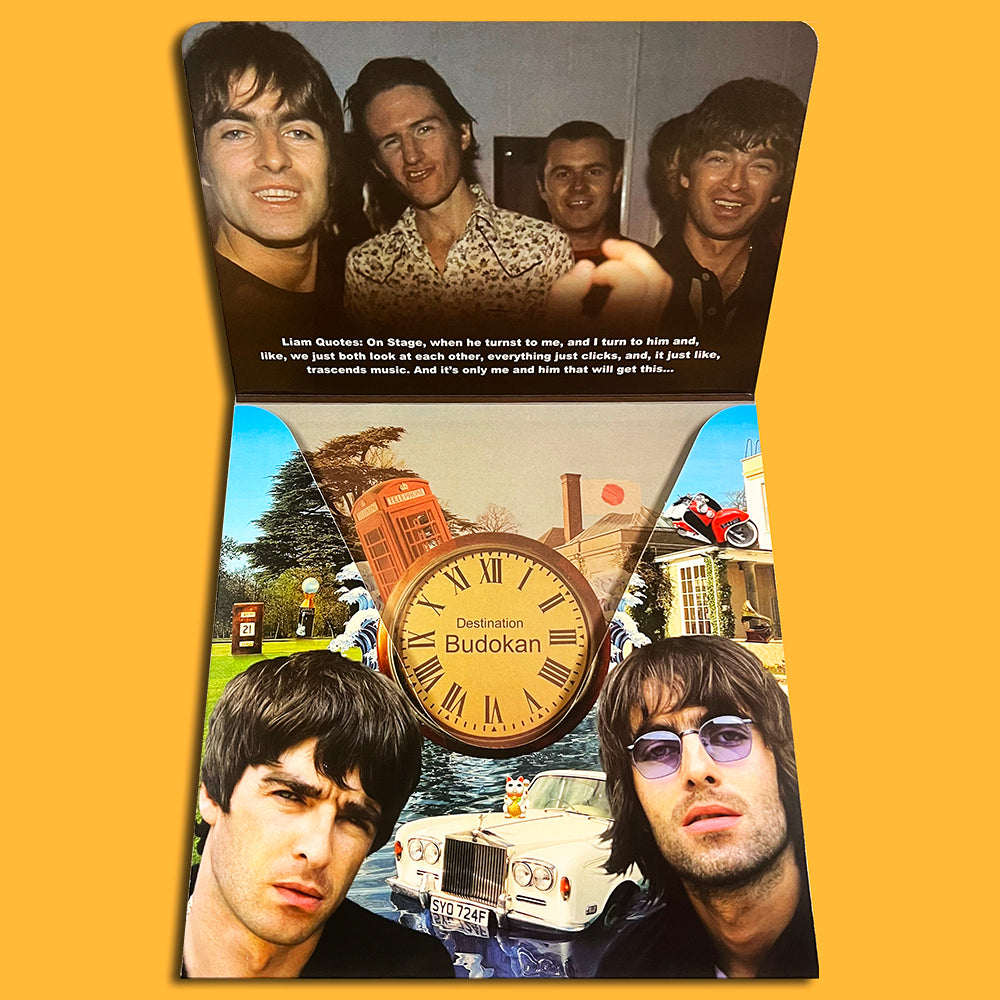 OASIS 2xLP Destination Budokan (Green & Yellow Coloured) 320 Numbered Copies