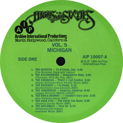 VARIOS LP Highs In The Mid Sixties Volume 5: Michigan