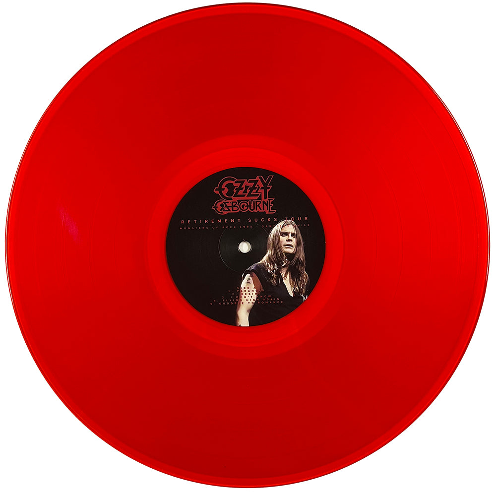 OZZY OSBOURNE 2xLP Retirement Sucks (Red Translucid Coloured Vinyl) with Poster