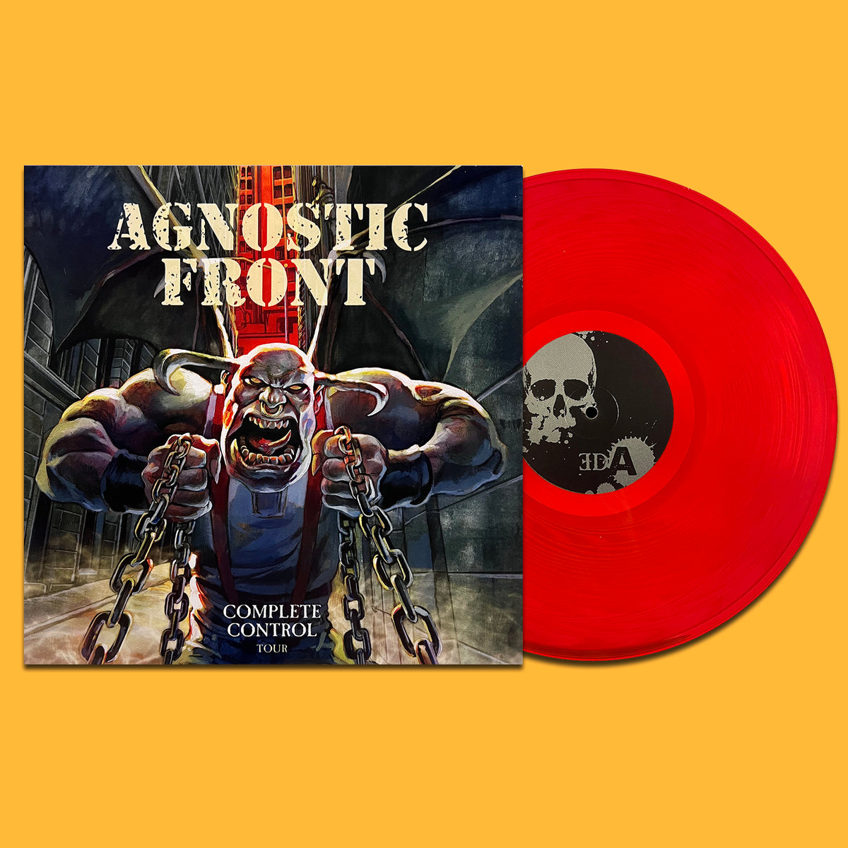 AGNOSTIC FRONT LP Complete Control Tour (Red Transparent Coloured Vinyl)
