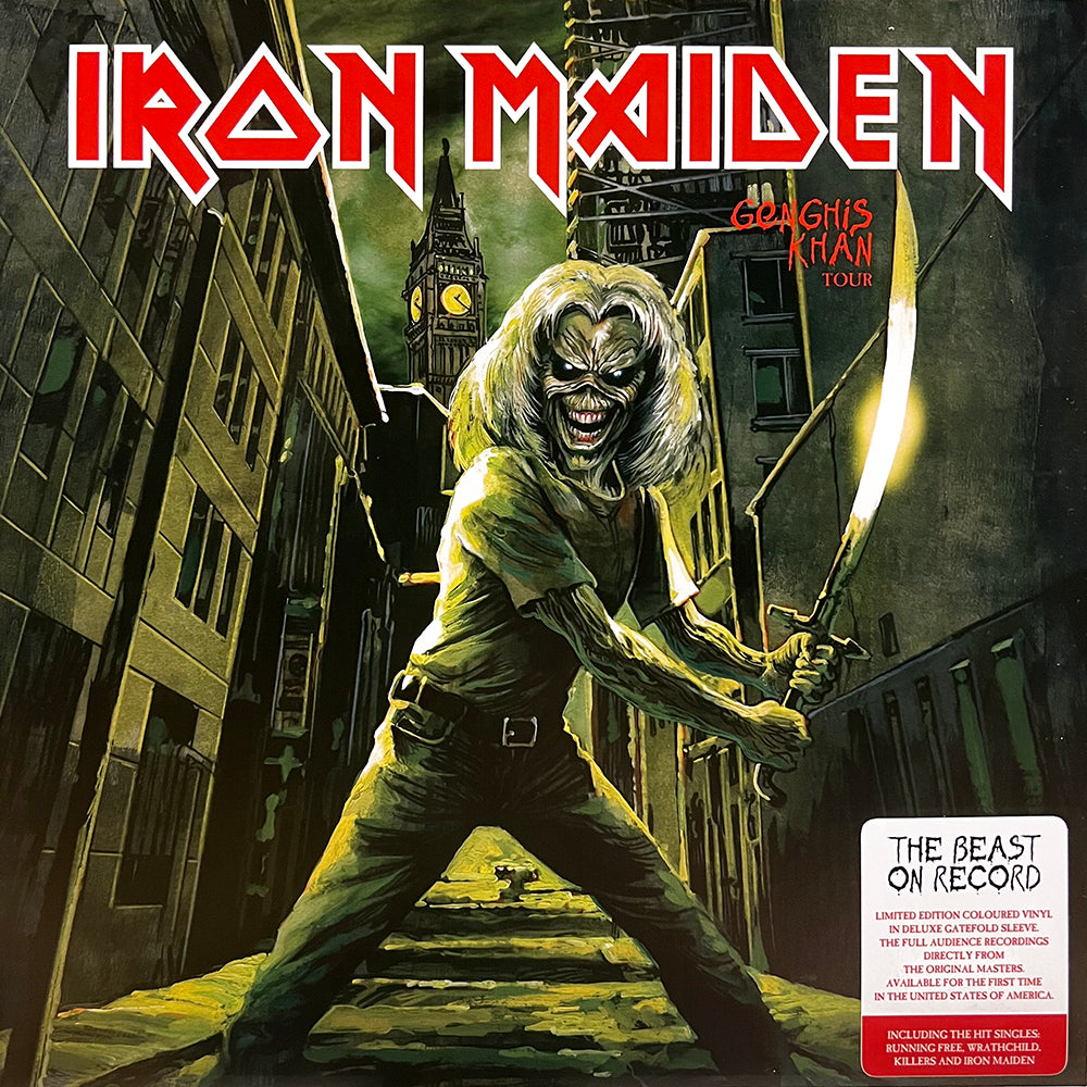 IRON MAIDEN 2xLP Genghis Khan Tour (Yellow Translucid Coloured Vinyls)