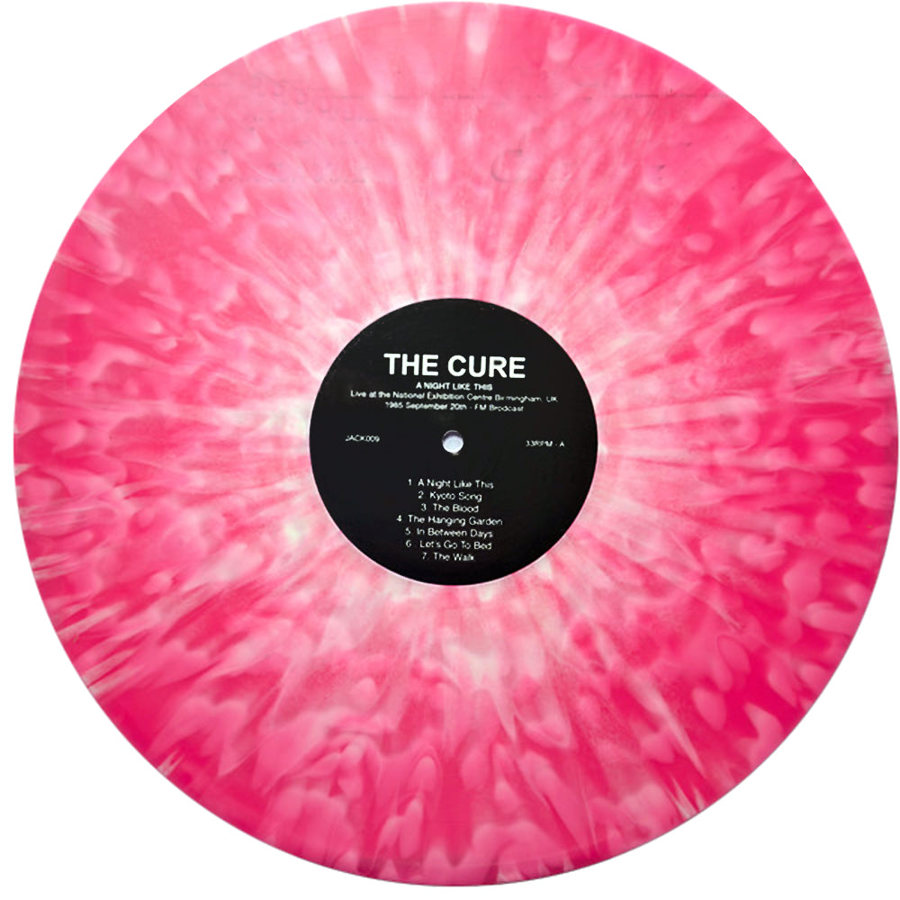 THE CURE LP A Night Like This (Pink & White Splatter Coloured Vinyl) 300 Copies