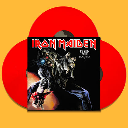 IRON MAIDEN 3xLP Essen 2000 November 6 (Red Coloured Vinyls)