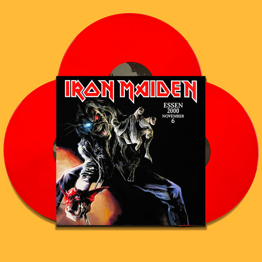 IRON MAIDEN 3xLP Essen 2000 November 6 (Red Coloured Vinyls)