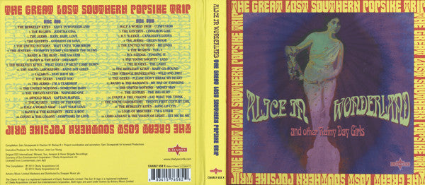 VARIOS 2xCD Alice In Wonderland: The Great Lost Southern Popsike