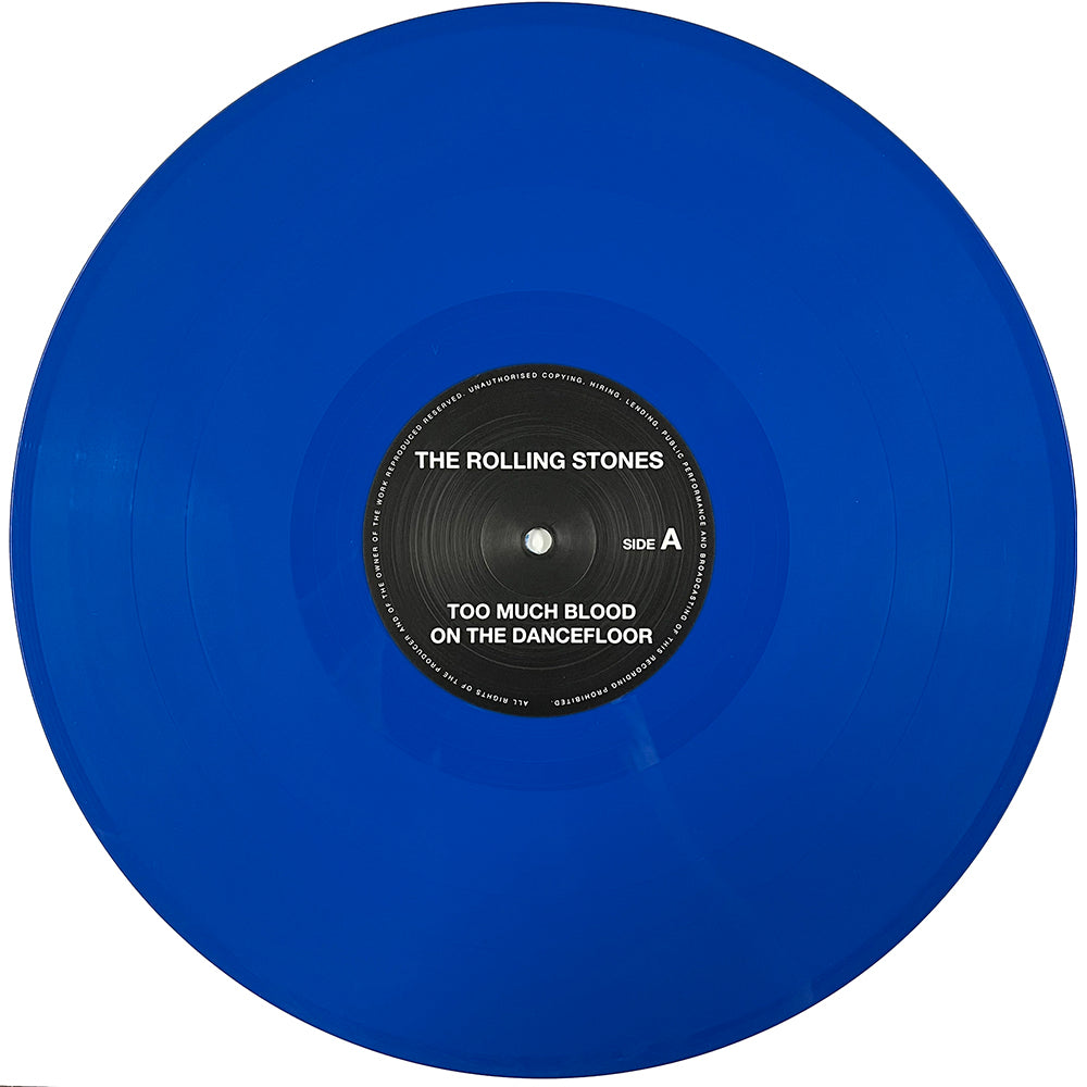 ROLLING STONES LP Too Much Blood On The Dancefloor (Blue Colour - Pop Up Cover)