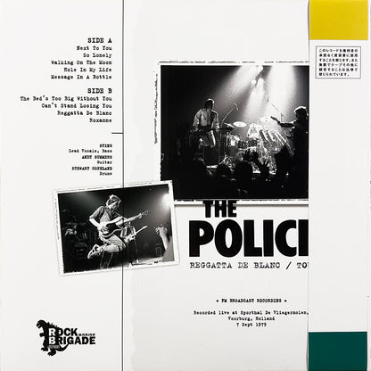 THE POLICE LP Reggatta De Blanc Tour (Dark Green Coloured Vinyl) with Poster