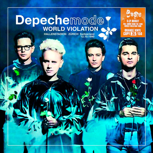 DEPECHE MODE 3xLP BOX SET World Violation (Orange Color Vinyls) + Bonus Tracks