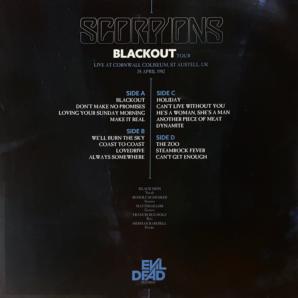 SCORPIONS 2xLP Blackout Tour (Silver Coloured Vinyls)