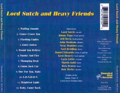 LORD SUTCH CD Lord Sutch And Heavy Friends