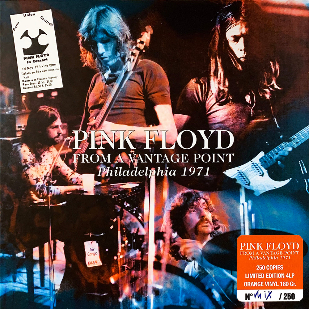 PINK FLOYD BOX SET 4xLP From A Vantage Point Philadelphia 1971 MIX Colour PROMO