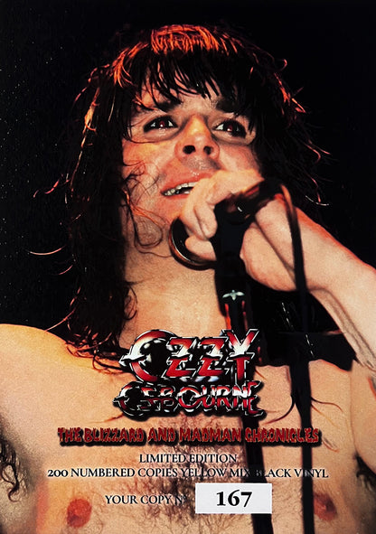 OZZY OSBOURNE BOX SET 2xLP+PD The Blizzard And Madman Chronicles (Yellow Black)