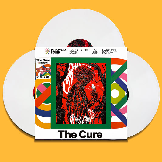 THE CURE 3xLP Primavera Sound Barcelona 2026 (White Coloured Vinyl) 250 Copies