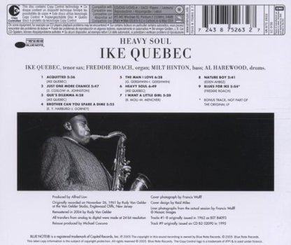 IKE QUEBEC CD Heavy Soul (RVG Edition)
