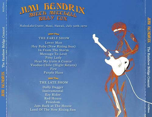 JIMI HENDRIX 2xCD The Rainbow Bridge Concert 1970
