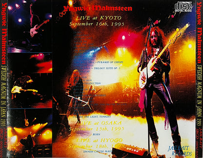 YNGWIE MALMSTEEN 2xCD Swedish Magnum In Japan 1995