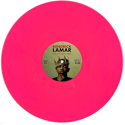 KENDRICK LAMAR 2xLP Section 80 (Pink Coloured Vinyls) Gatefold Cover