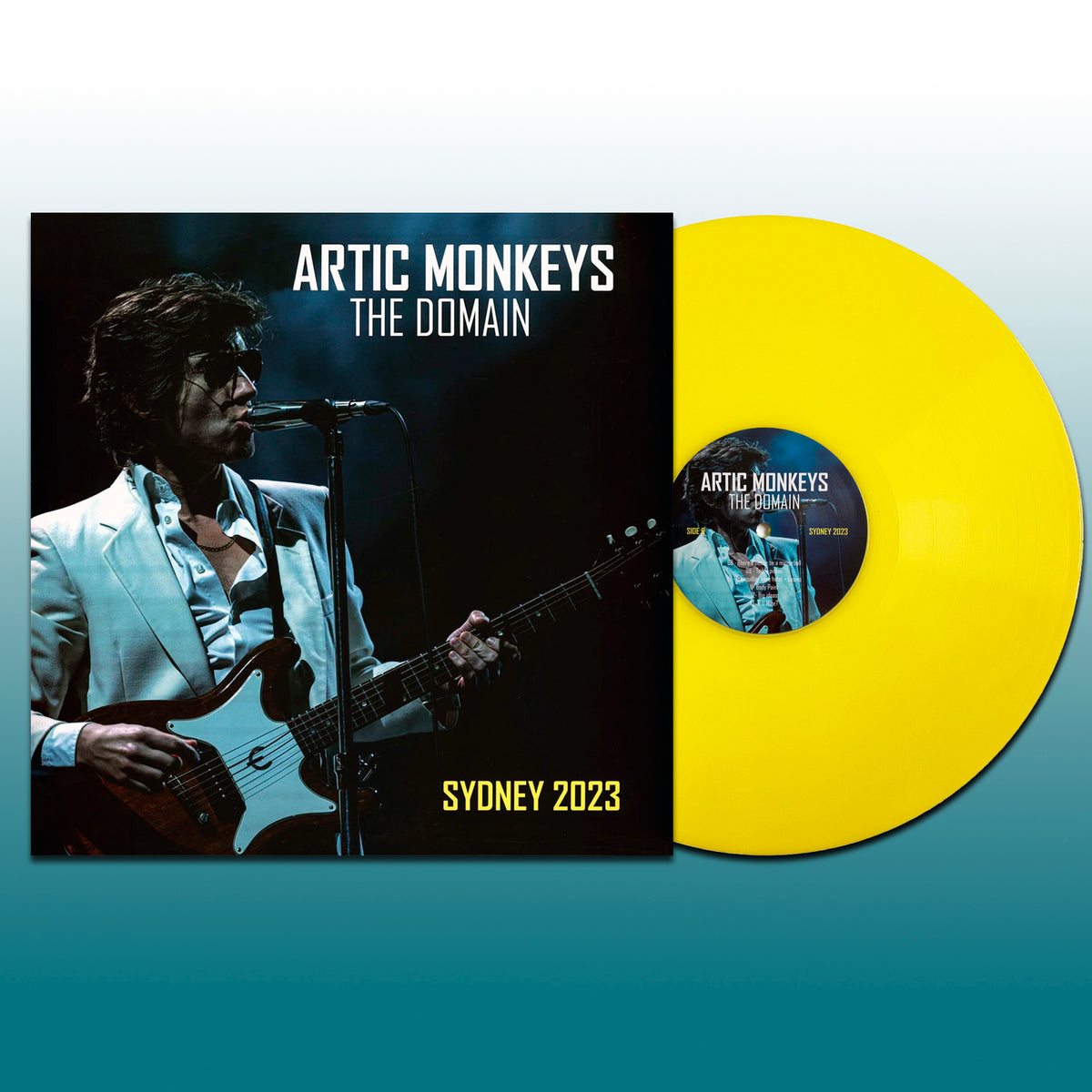 ARCTIC MONKEYS LP The Domain, Sydney 2023 (Yellow Coloured) 500 Numbered Copies