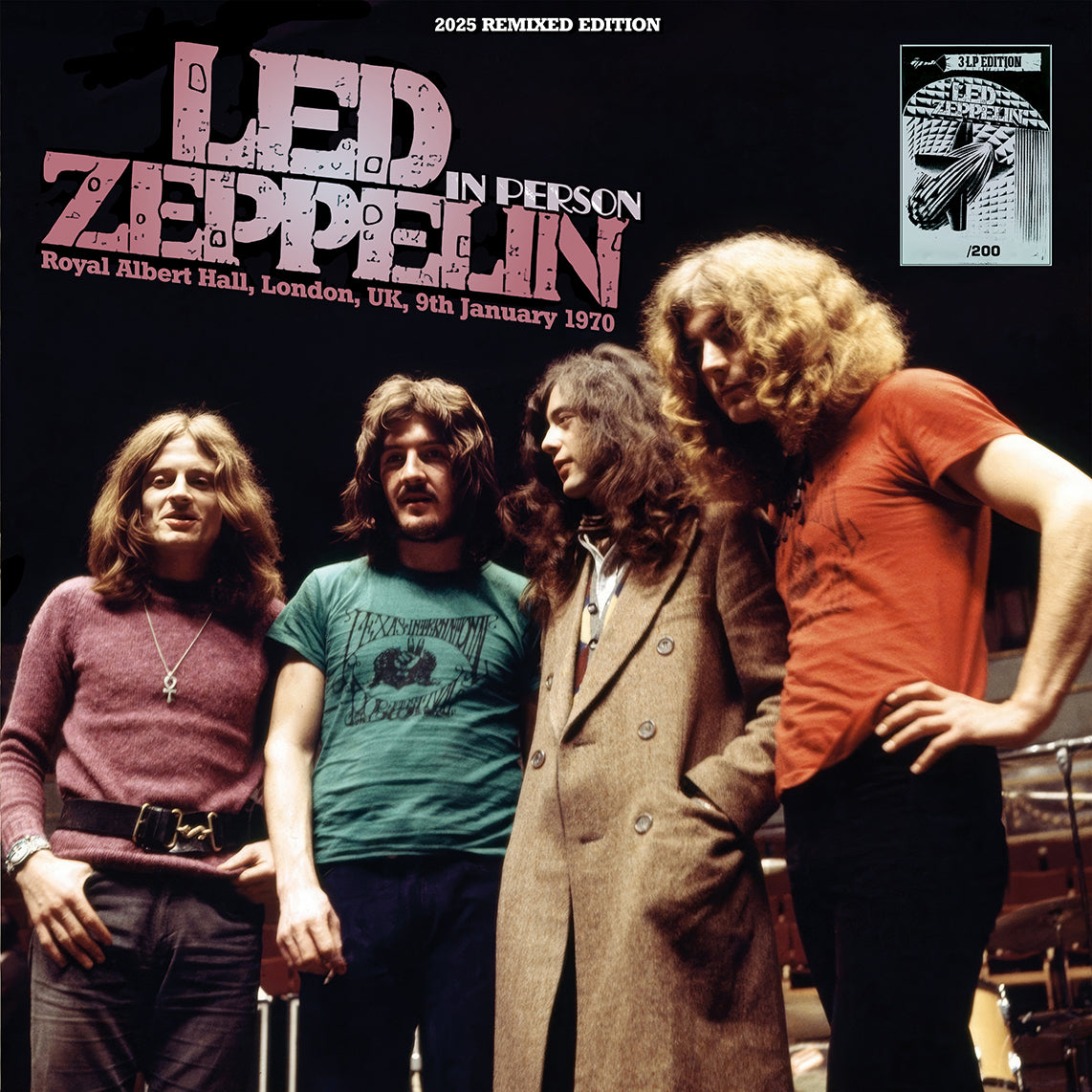 LED ZEPPELIN 3xLP BOX SET In Person (Coloured Vinyls 300 Numbered Copies)