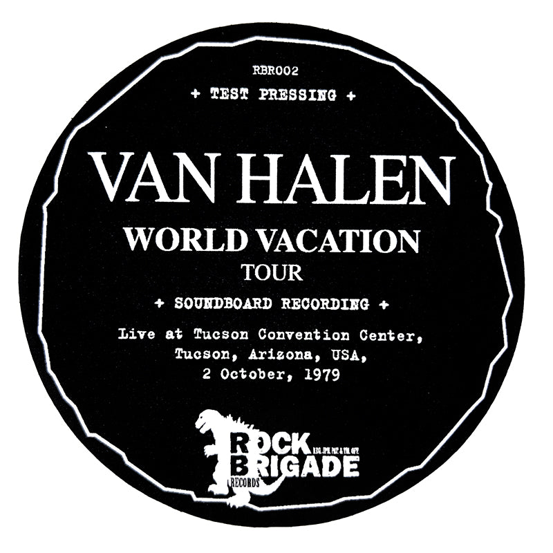 VAN HALEN 2xLP World Vacation Tour (TEST PRESSING)