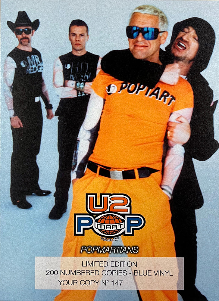 U2 BOX SET 5xLP Popmartians (Blue Coloured Numbered 200 Copies)