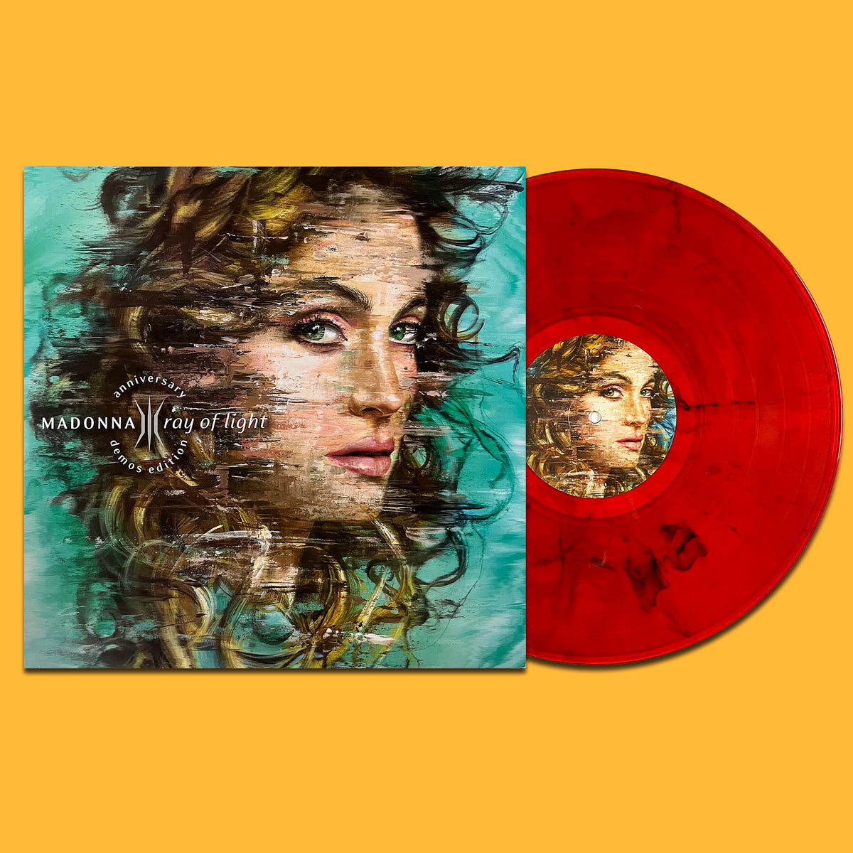 MADONNA LP Ray Of Light 25th Anniversary DEMOS Edition (Red Marbled Coloured)
