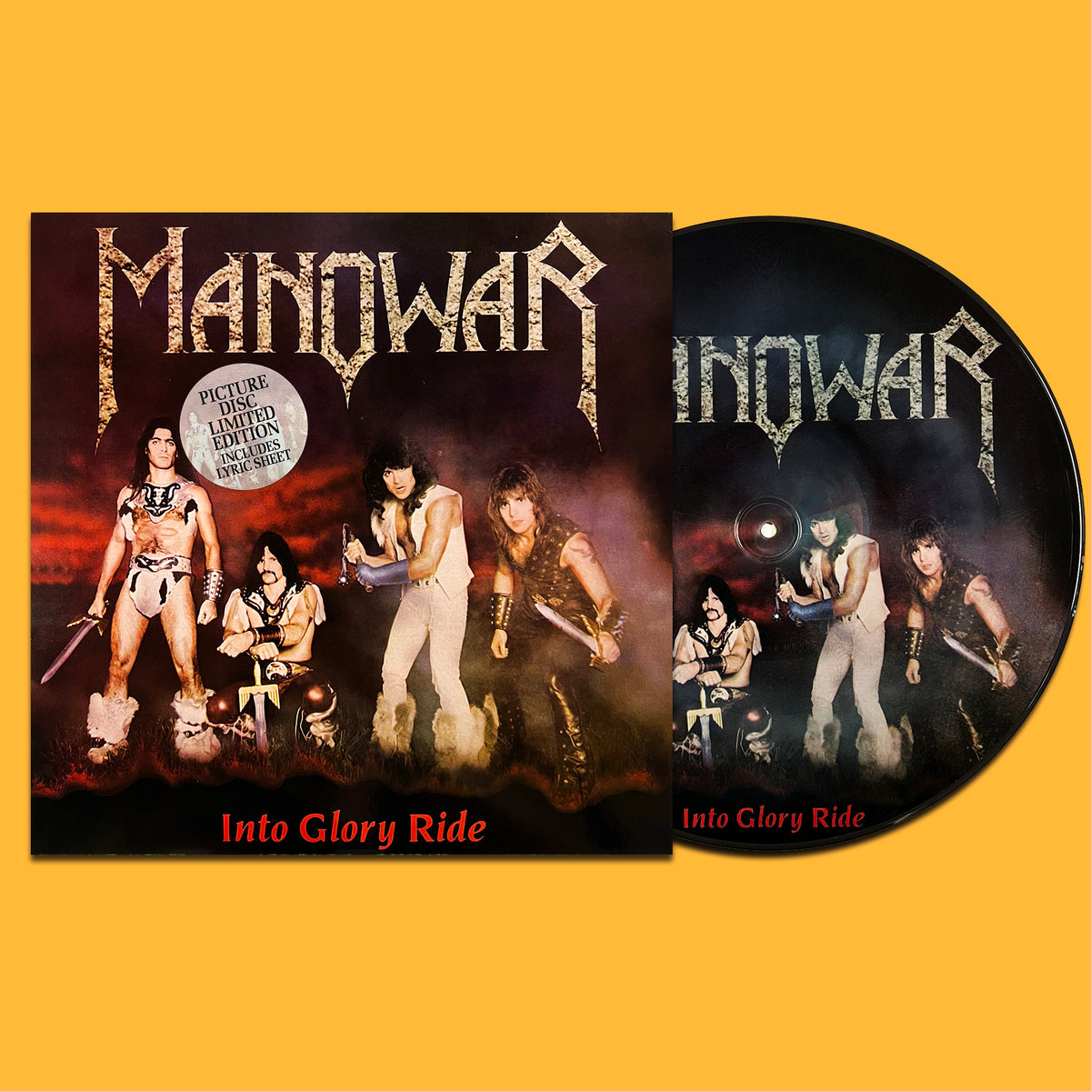 MANOWAR LP Into Glory Ride (Picture Disc with Cover and Insert)