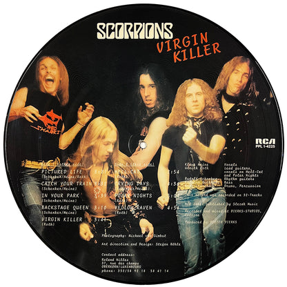 SCORPIONS LP Virgin Killer (Picture Disc with Cover and Insert) Uncensored Cover