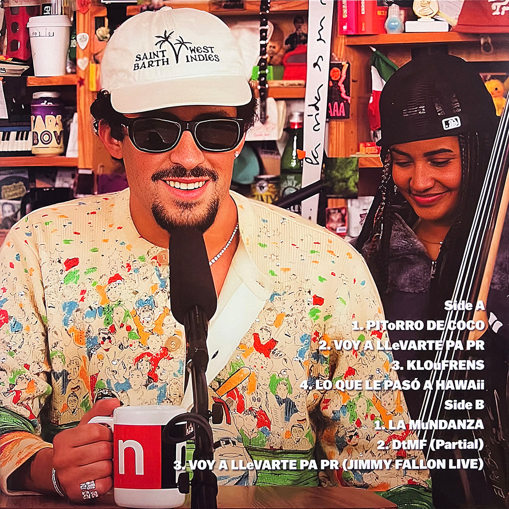 BAD BUNNY LP NPR Music Tiny Desk Live (Orange Translucid Colour Vinyl) + Poster
