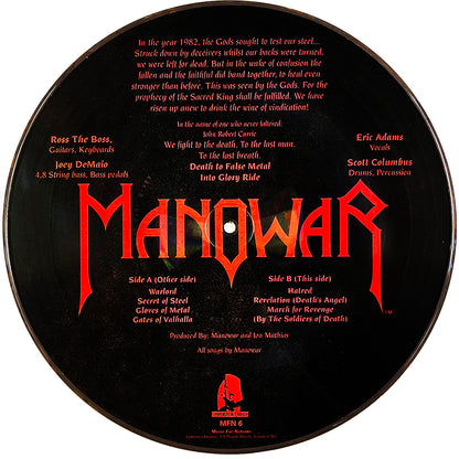 MANOWAR LP Into Glory Ride (Picture Disc with Cover and Insert)