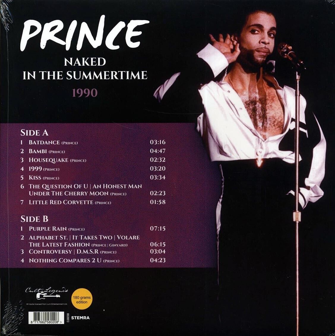 PRINCE LP Naked In The Summertime 1990 (180 Grams Heavyweigh
