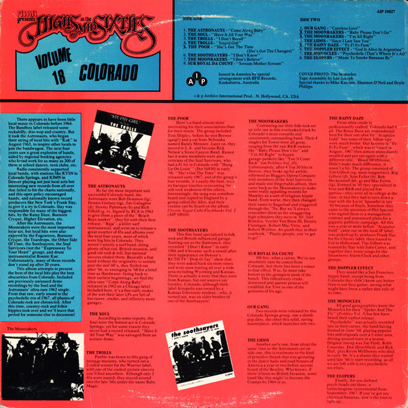VARIOS LP Highs In The Mid Sixties Volume 18: Colorado