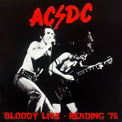 AC/DC LP Bloody Live - Reading '76 (Blue Opaque Coloured Vinyl)