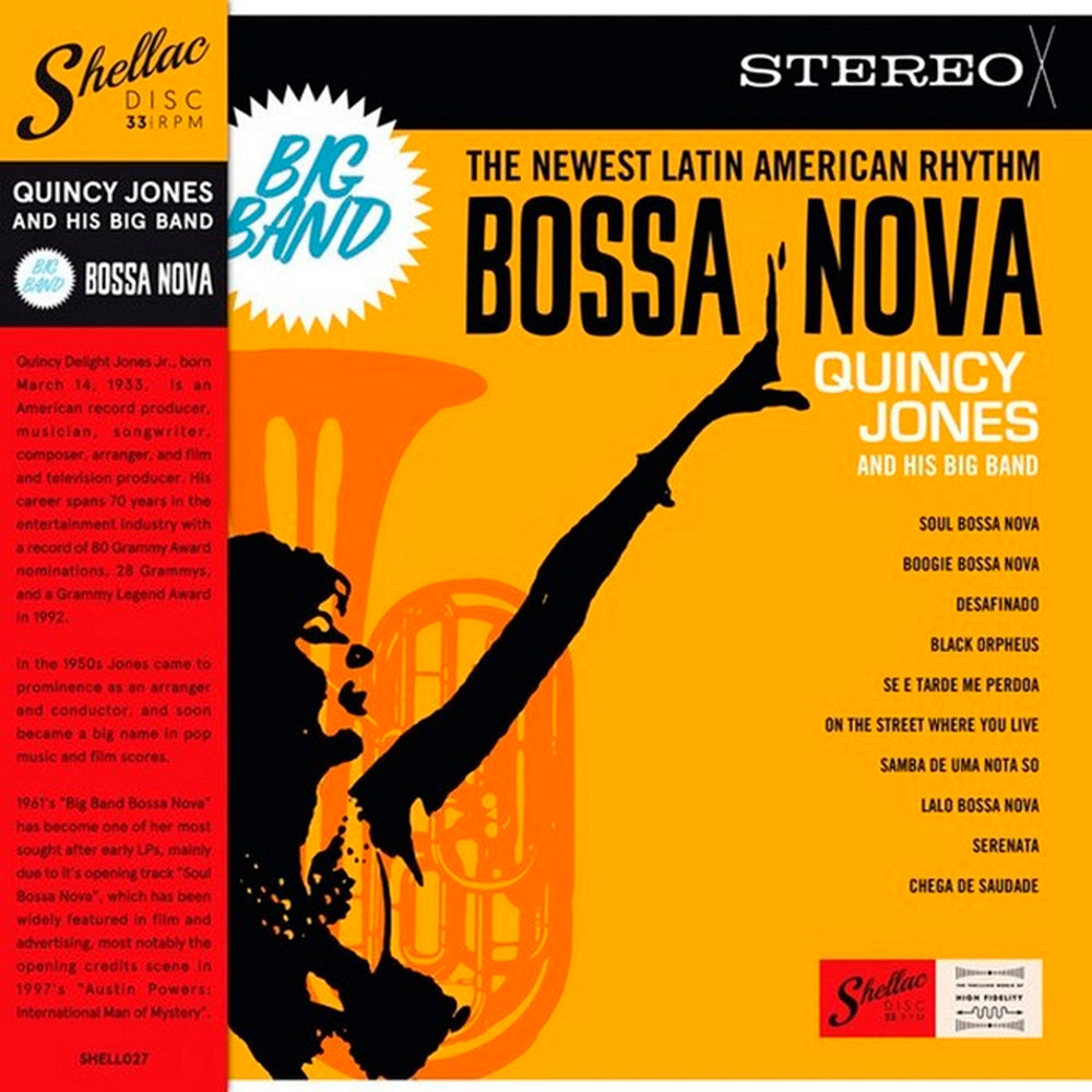 QUINCY JONES AND HIS ORCHESTRA LP Big Band Bossa Nova