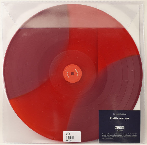 TRAFFIC LP BBC 1968 (Translucent Red And Solid Dark Purple Coloured Vinyl)